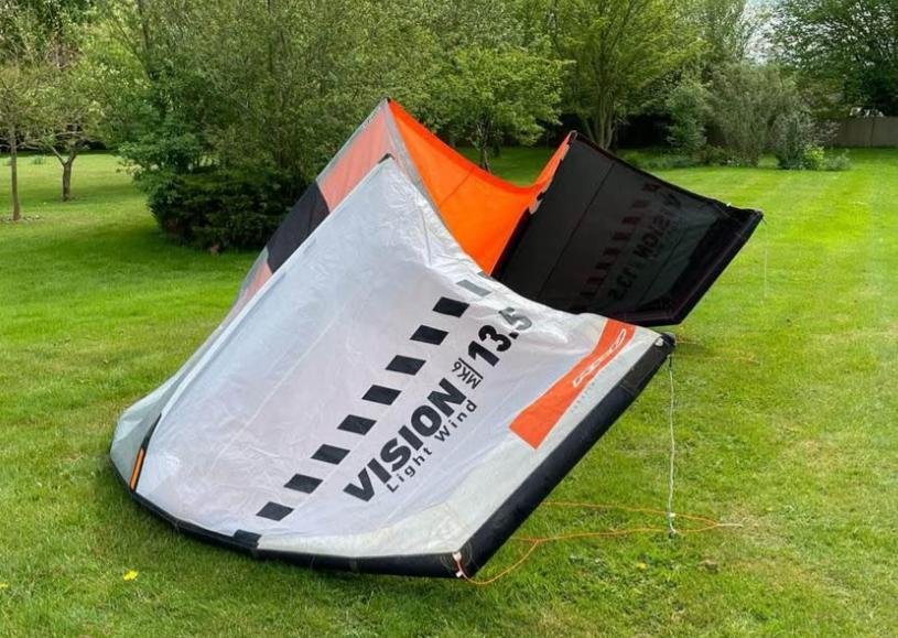 RRD Vision 13.5m light wind mk6 + bar and lines